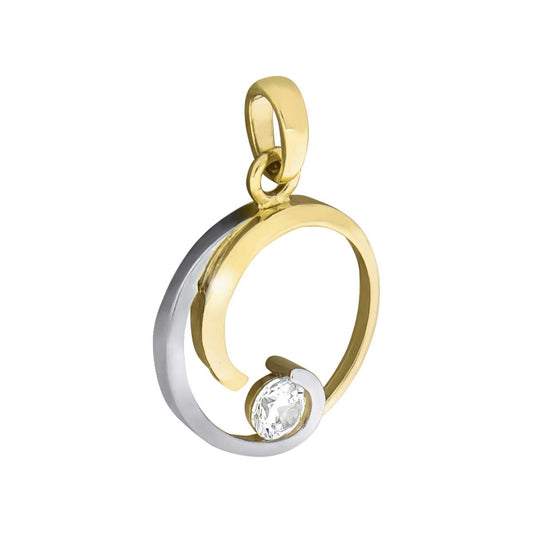 Anhänger 333/- Gold Zirkonia