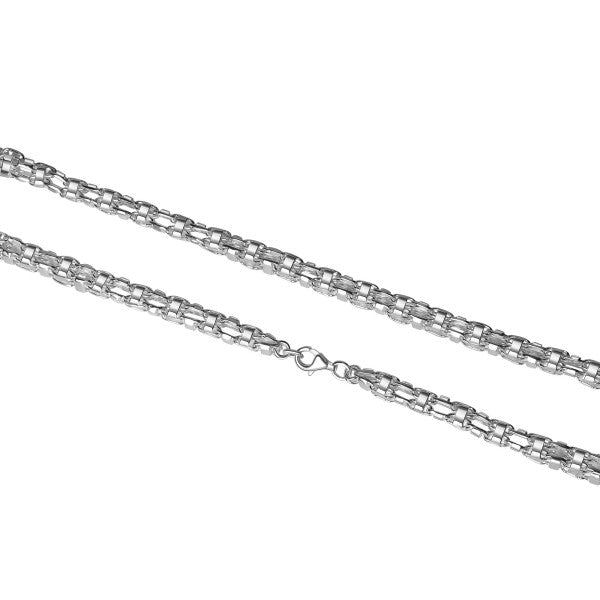 Collier Käfigkette 925/- Sterling Silber 60cm