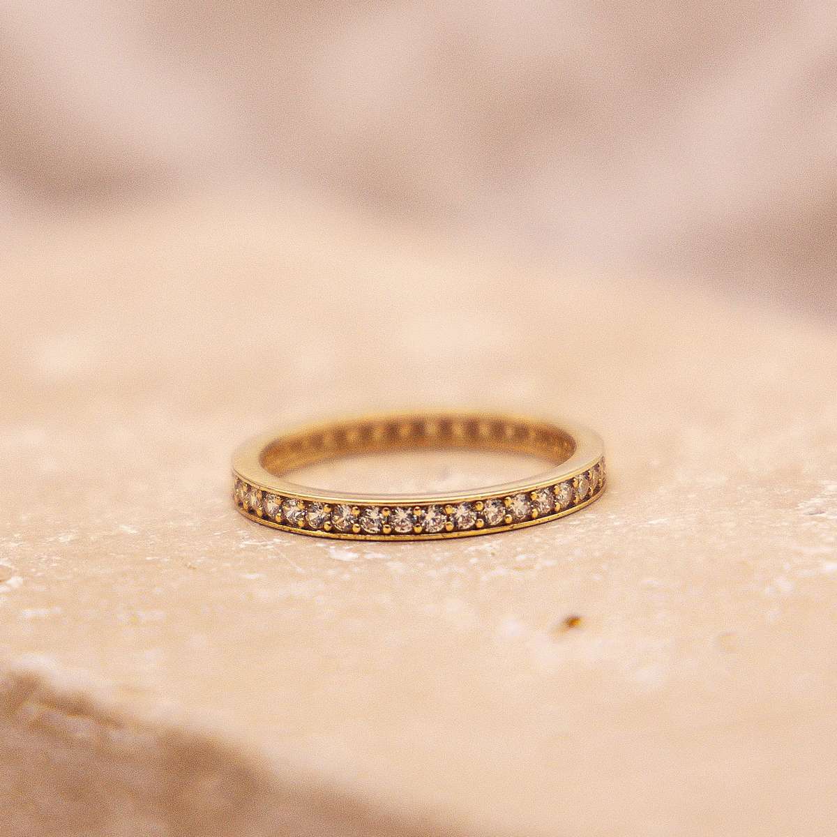 Ring 375/- Gold Zirkonia