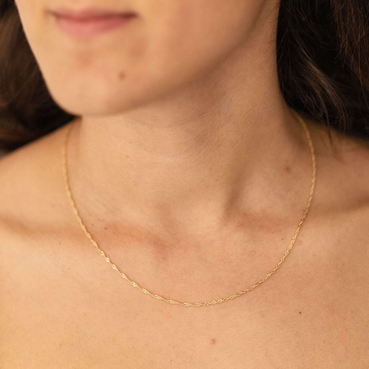 Singapurkette 375/- Gold