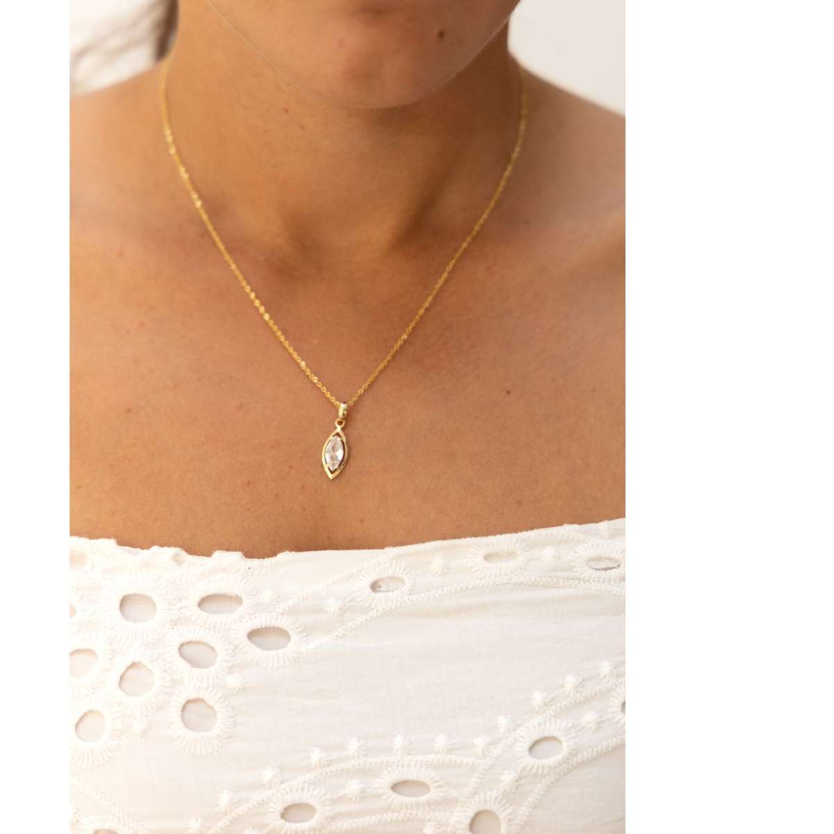 Anhänger 333/- Gold Zirkonia