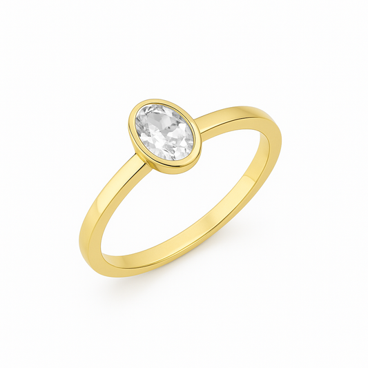Ring 375/- Gold Zirkonia