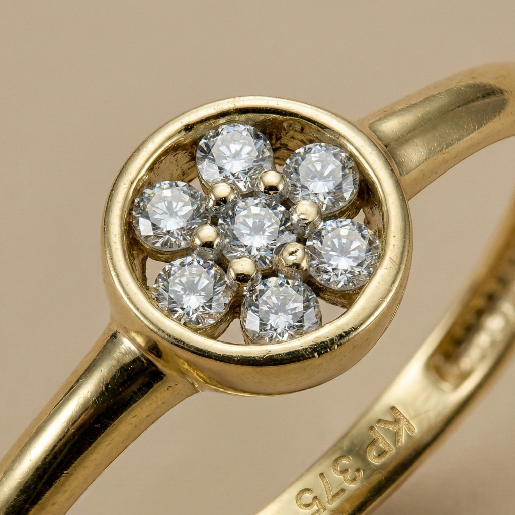 Ring 375/- Gold Zirkonia