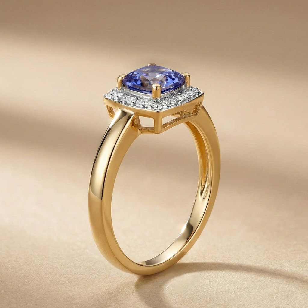 Ring 585/- Gold Brillant 1,09ct