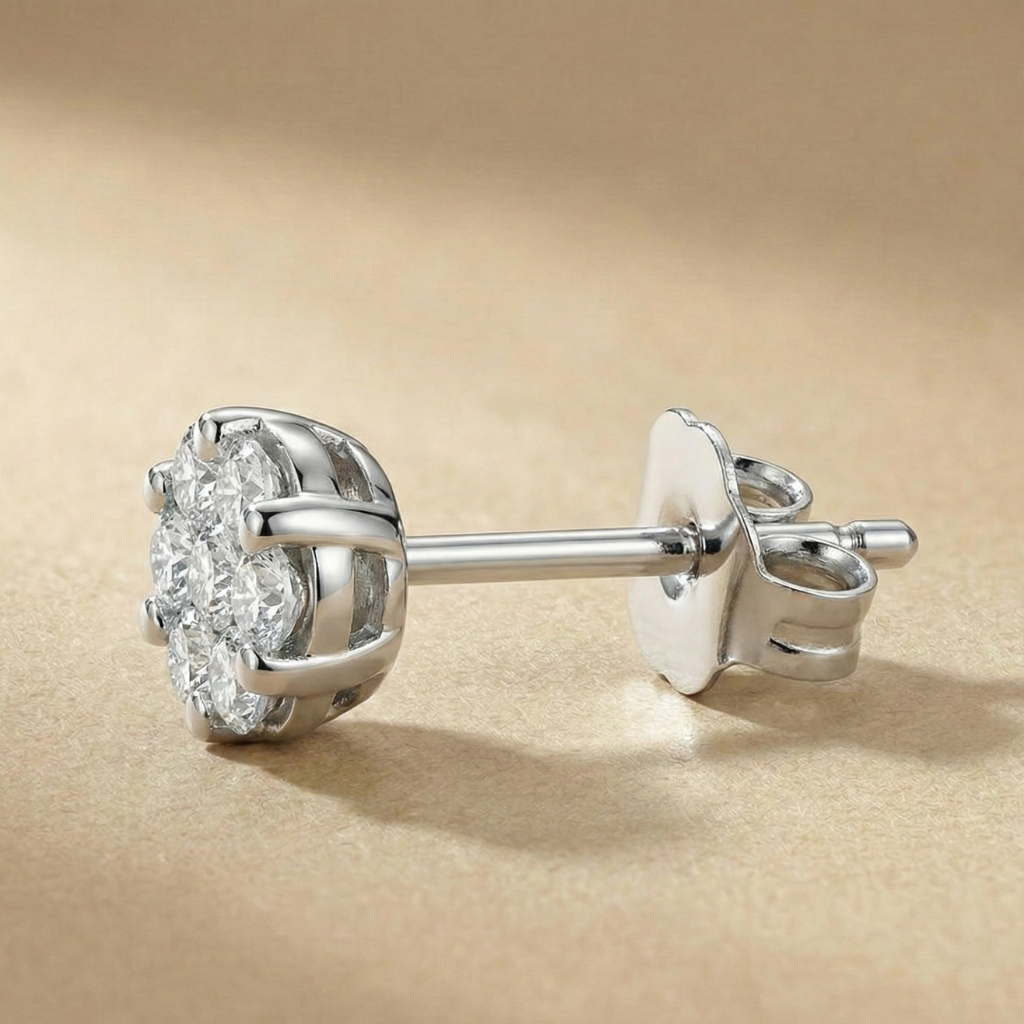 Ohrstecker 585/- Weißgold Brillant 0,20ct.