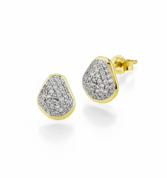 Ohrstecker 333/- Gold Zirkonia