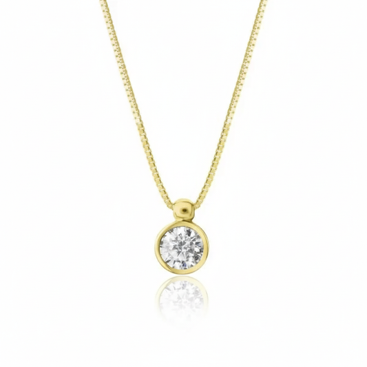 Collier Venezianerkette 375/- Gold Zirkonia