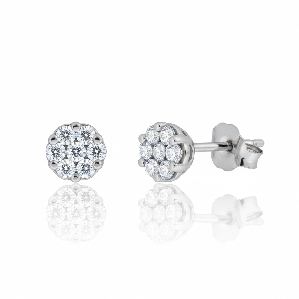 Ohrstecker 585/- Weißgold Brillant 0,20ct.