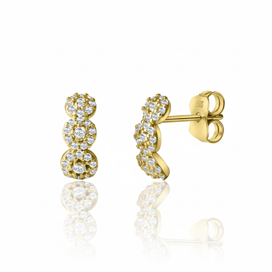 Ohrstecker 585/- Gold Zirkonia
