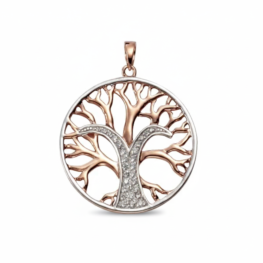 Anhänger 925/- Sterling Silber Zirkonia