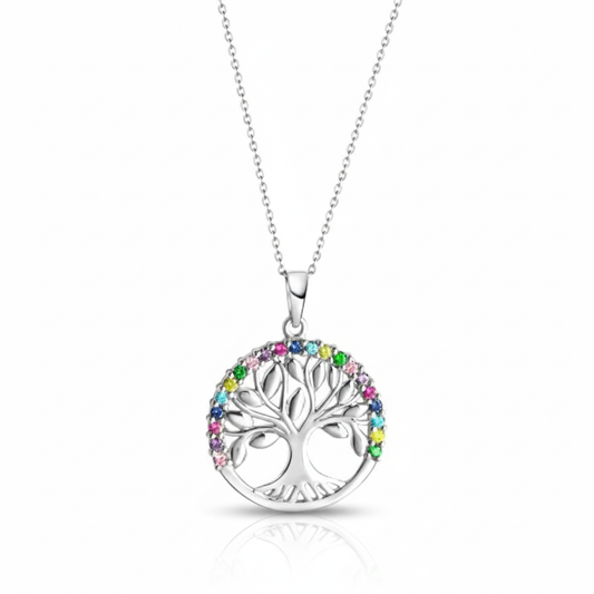 Ankerkette 925/- Sterling Silber Zirkonia