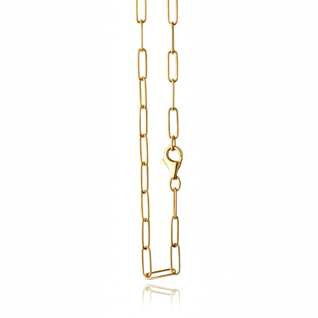 Collier Gliederkette 925/- Sterling Silber vergoldet