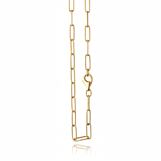 Collier Gliederkette 925/- Sterling Silber vergoldet
