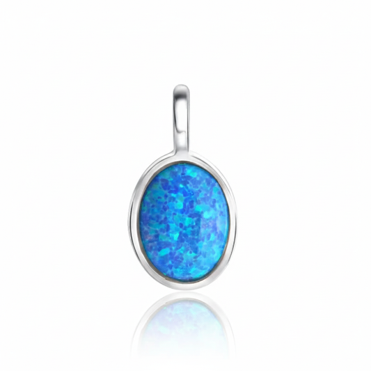 Anhänger 925/- Sterling Silber imit.Opal