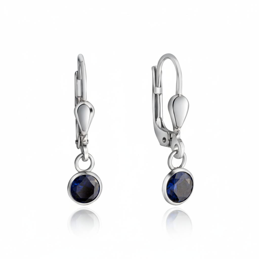 Ohrringe 925/- Sterling Silber rhodiniert Zirkonia