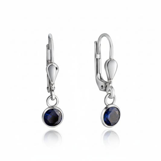 Ohrringe 925/- Sterling Silber rhodiniert Zirkonia