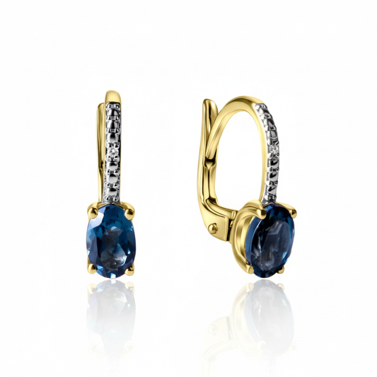 Ohrhänger 585/- Gold Diamant 0,006ct.