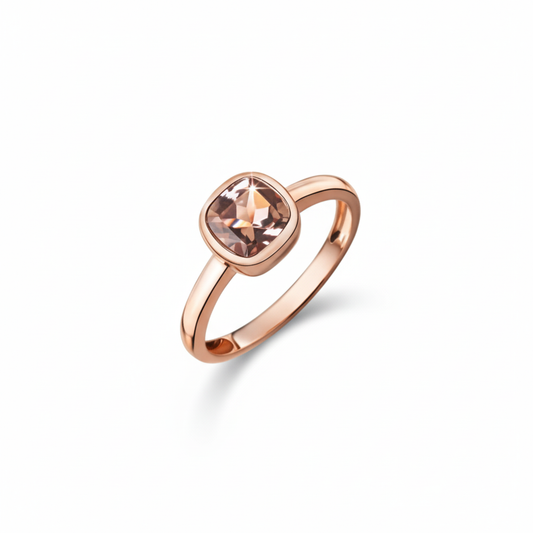 Ring 585/- Gold Morganit