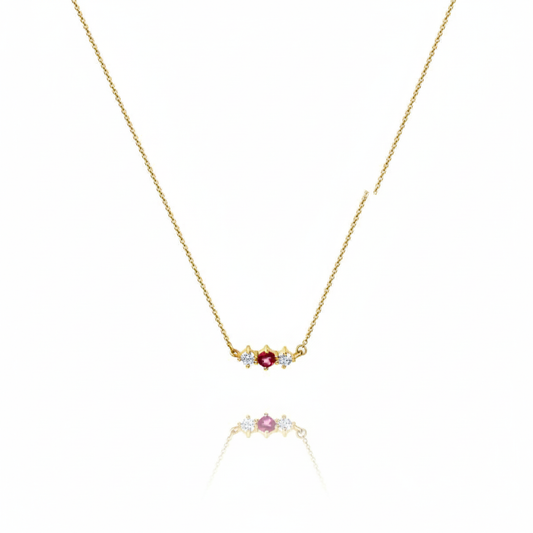 Ankerkette 375/- Gold vergoldet Topas