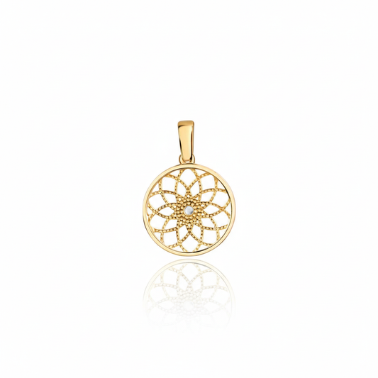 Anhänger 375/- Gold Zirkonia