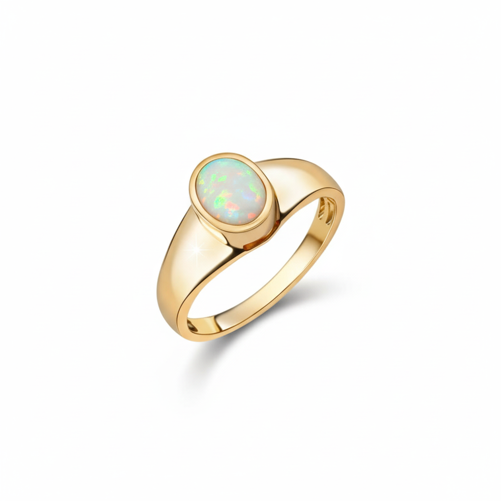 Ring 585/- Gold Opal