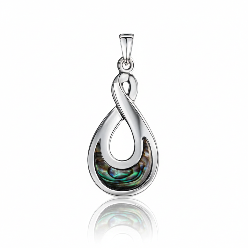 Anhänger 925/- Sterling Silber Abalone