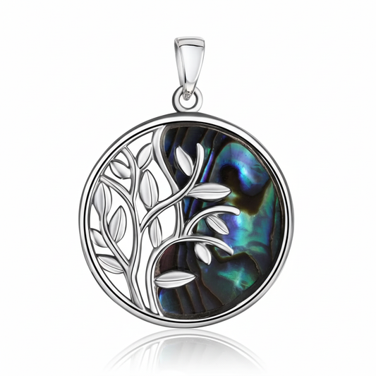 Anhänger 925/- Sterling Silber Abalone