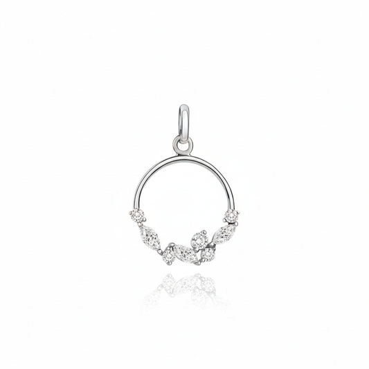 Anhänger 375/- Gold Zirkonia