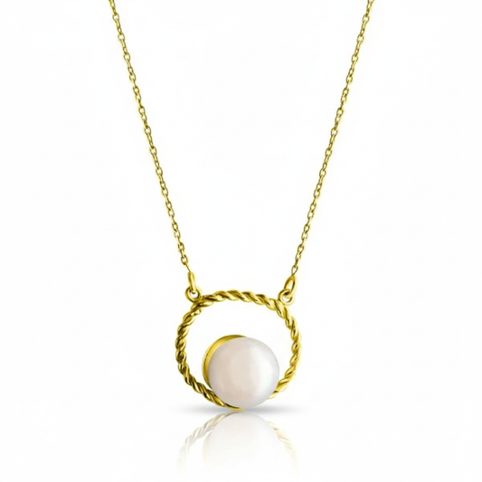 Collier Ankerkette 375/- Gold