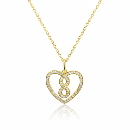 Ankerkette 925/- Sterling Silber vergoldet Zirkonia