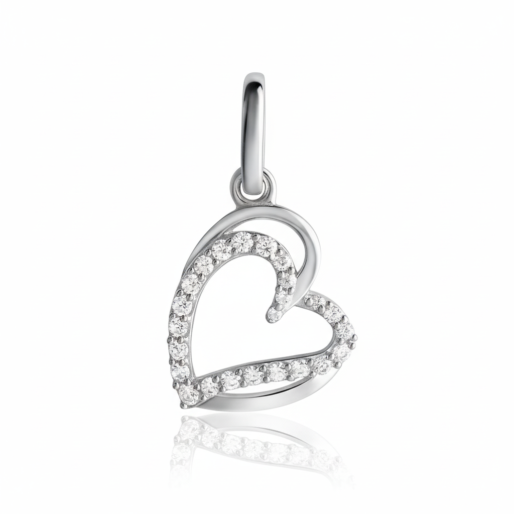Anhänger 925/- Sterling Silber Zirkonia