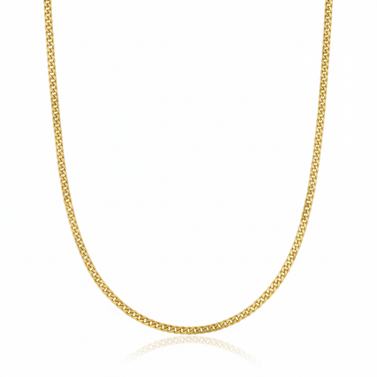 Flachpanzerkette 750/- Gold