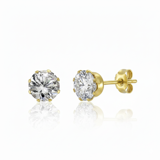 Ohrstecker 333/- Gold Zirkonia
