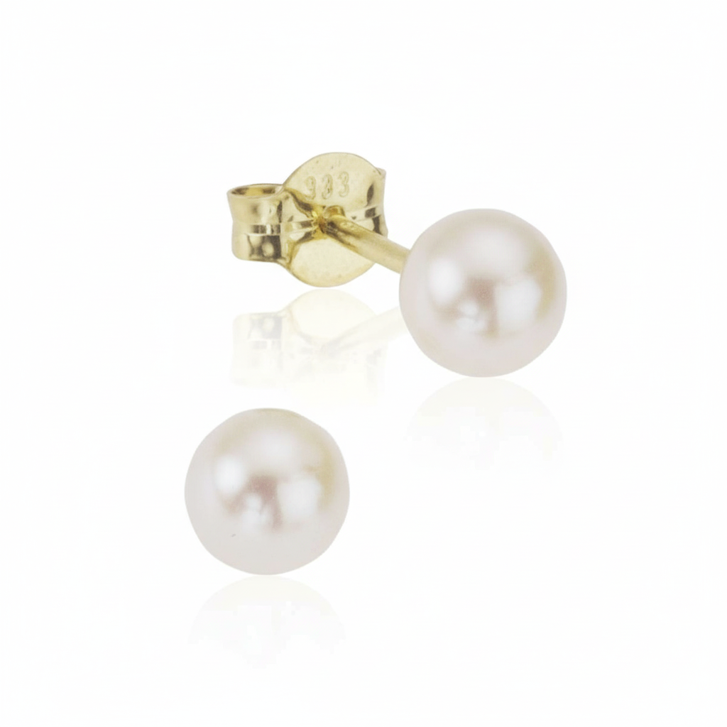 Ohrstecker 375/- Gold Perle
