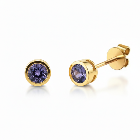 Ohrstecker 585/- Gold Tansanit