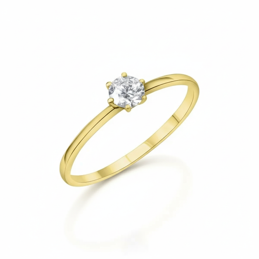 Ring 375/- Gold Zirkonia