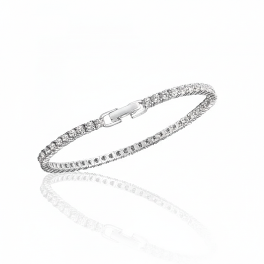 Armband 925/- Sterling Silber Zirkonia