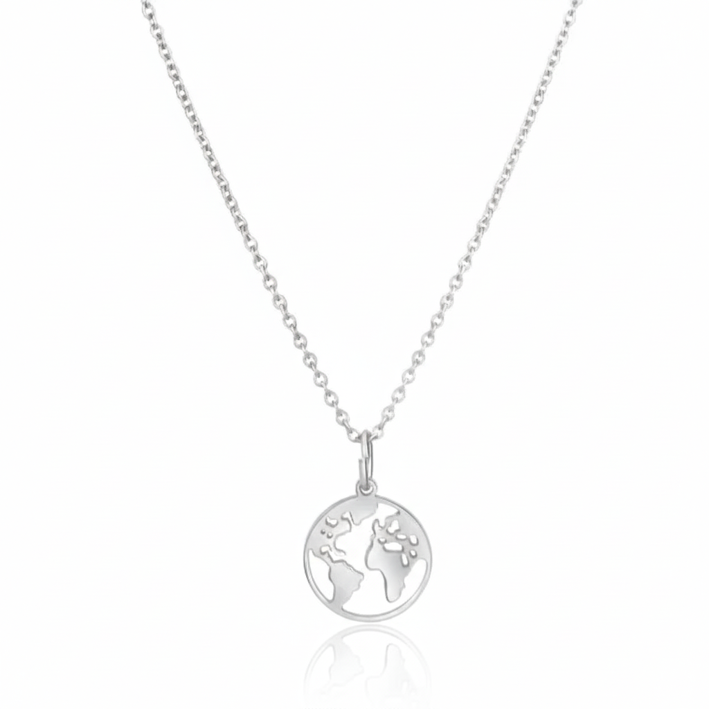 Anhänger mit Kette Ankerkette 925/- Sterling Silber