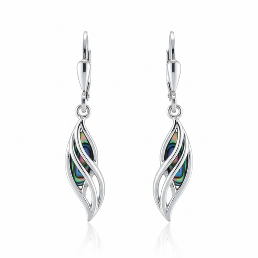 Ohrhänger 925/- Sterling Silber Abalone