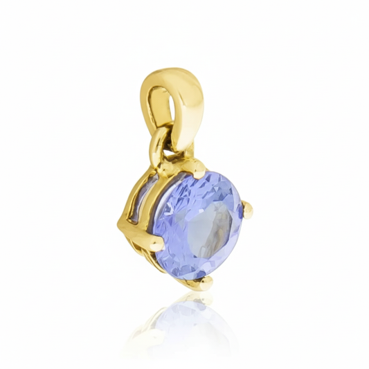 Anhänger 375/- Gold Tansanit 0,79ct.