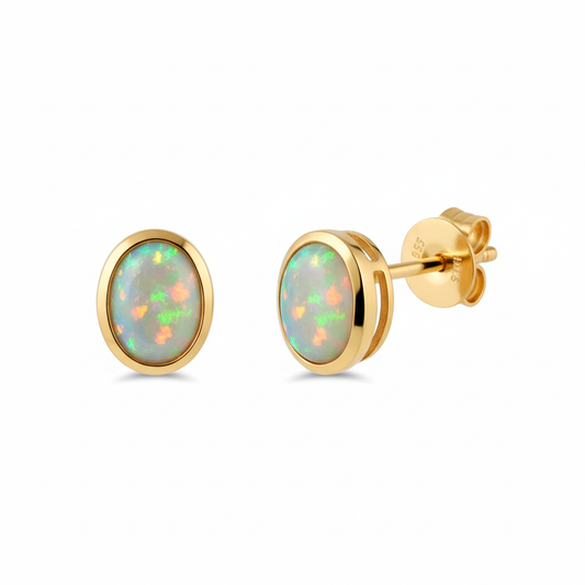 Ohrstecker 585/- Gold Opal