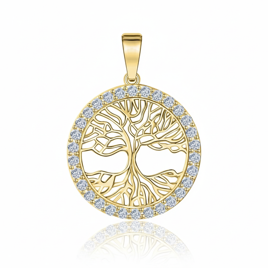 Anhänger 375/- Gold Zirkonia