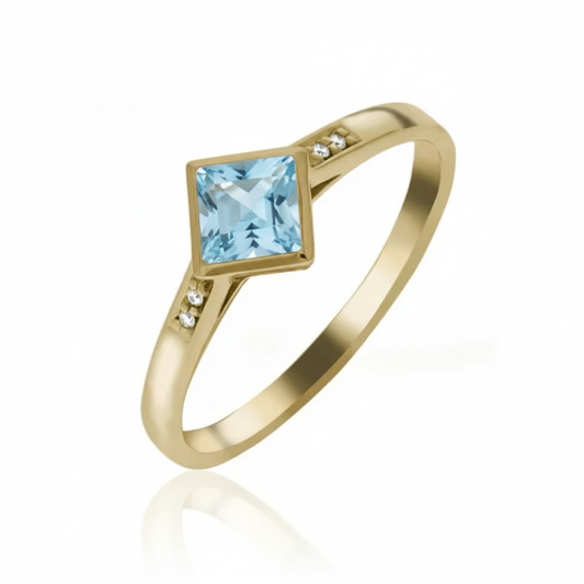 Ring 585/- Gold Brillant 0,02ct.
