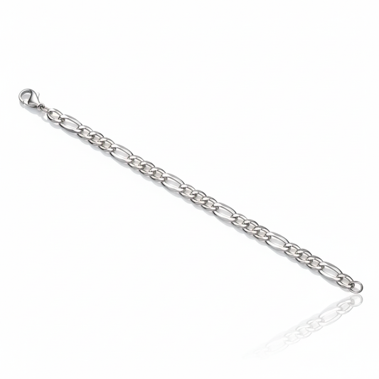 Armband Figarokette 925/- Sterling Silber 21cm
