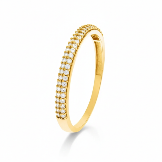 Ring 375/- Gold Zirkonia