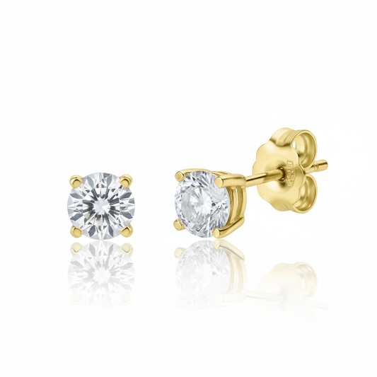 Ohrstecker 375/- Gold Zirkonia