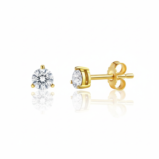 Ohrstecker 333/- Gold Zirkonia