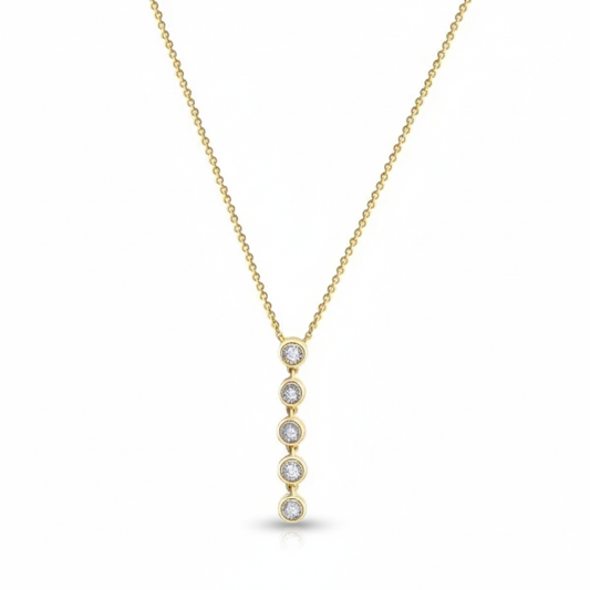 Anhänger mit Kette 585/- Gold Brillant 0,05ct