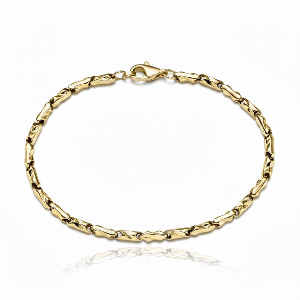 Fantasiekette 375/- Gold