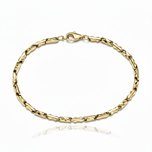 Fantasiekette 375/- Gold